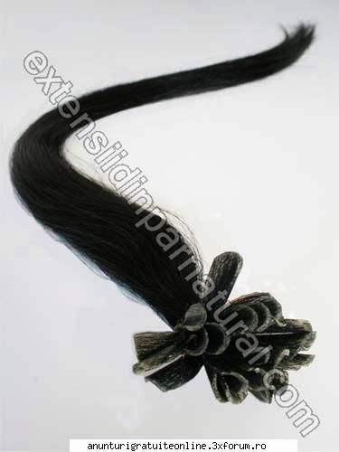 Extensii din par natural cu keratina - Extensii din par natural cu keratina 2 lei 50cm - Diverse